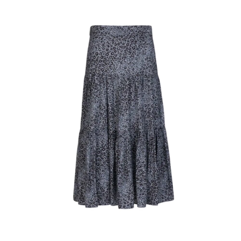 NWT charlotte Brody Gray Midi Skirt